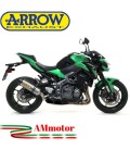 Terminale Di Scarico Arrow Kawasaki Z 900 17 - 2019 Slip-On Race-Tech Titanio Moto Fondello Carbonio