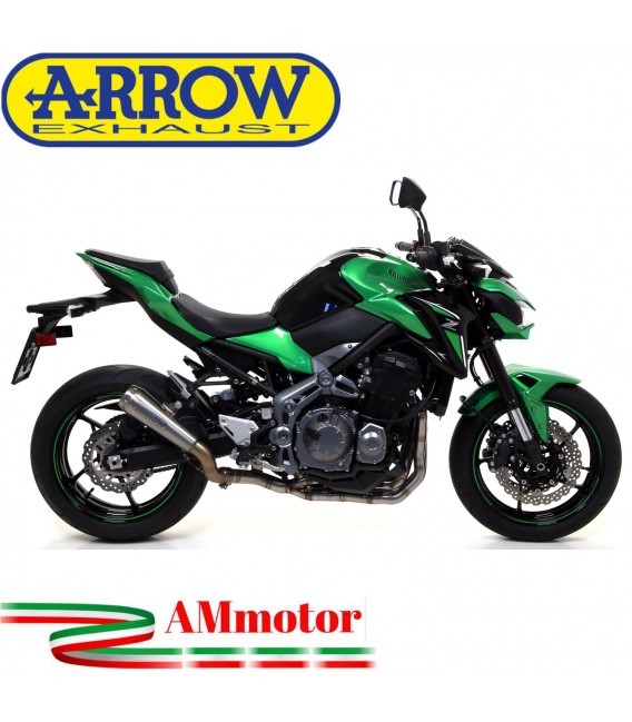 Terminale Di Scarico Arrow Kawasaki Z 900 17 - 2019 Slip-On Pro-Race Titanio Moto
