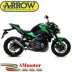 Terminale Di Scarico Arrow Kawasaki Z 900 17 - 2019 Slip-On Pro-Race Titanio Moto