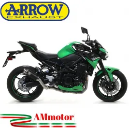 Arrow Kawasaki Z 900 20 - 2024 Terminale Di Scarico Moto Marmitta GP2 Dark