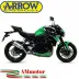 Arrow Kawasaki Z 900 20 - 2024 Terminale Di Scarico Moto Street Thunder Alluminio Fondello Carbonio
