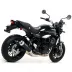 Terminale Di Scarico Arrow Kawasaki Z 900 RS 17 - 2020 Slip-On Rebel Moto Fondello Alluminio Lucido