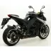 Terminali Di Scarico Arrow Kawasaki Z 1000 10 - 2013 2 Slip-On Thunder Alluminio Dark Moto