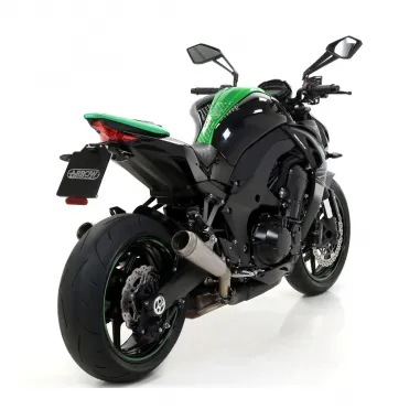Terminali Di Scarico Arrow Kawasaki Z 1000 17 - 2020 2 Slip-On Pro-Race Nichrom Moto