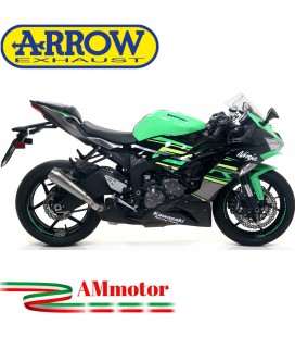 Terminale Di Scarico Arrow Kawasaki ZX-6R 636 19 - 2020 Slip-On Pro-Race Nichrom Moto