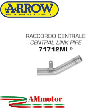 Raccordo Centrale Kawasaki ZX-6R 636 19 - 2020 Arrow Moto Tubo Elimina Catalizzatore
