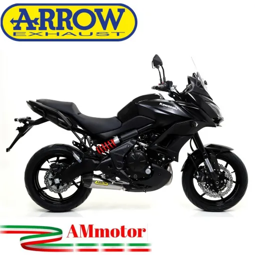 Terminale Di Scarico Arrow Kawasaki Versys 650 17 - 2022 Slip-On X-Kone Moto