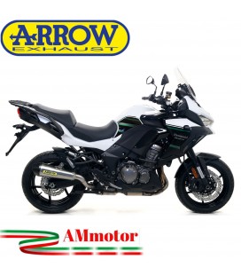 Terminale Di Scarico Arrow Kawasaki Versys 1000 19 - 2020 Slip-On X-Kone Moto