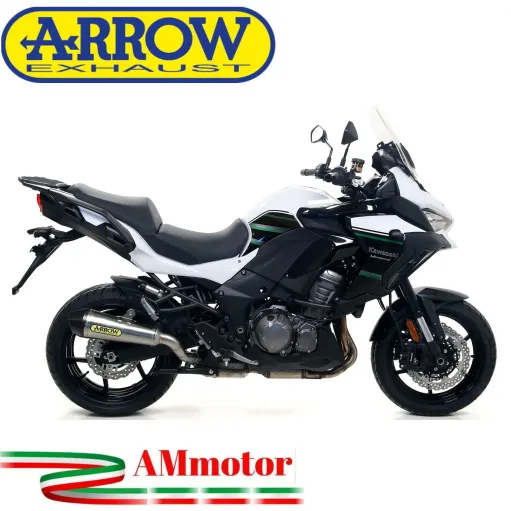 Terminale Di Scarico Arrow Kawasaki Versys 1000 19 - 2020 Slip-On X-Kone Moto