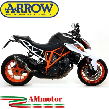 Terminale Di Scarico Arrow Ktm 1290 Superduke 17 - 2019 Slip-On GP2 Dark Moto