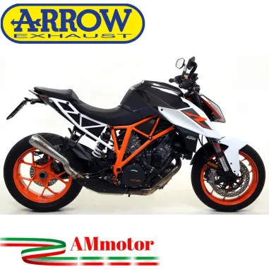 Terminale Di Scarico Arrow Ktm 1290 Superduke 17 - 2019 Slip-On Pro-Race Titanio Moto