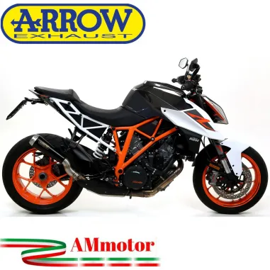 Terminale Di Scarico Arrow Ktm 1290 Superduke 17 - 2019 Slip-On Pro-Race Nichrom Dark Moto