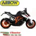 Terminale Di Scarico Arrow Ktm 1290 Superduke 17 - 2019 Slip-On Pro-Race Nichrom Dark Moto