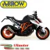 Terminale Di Scarico Arrow Ktm 1290 Superduke 17 - 2019 Slip-On X-Kone Moto