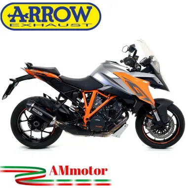 Arrow Ktm 1290 Superduke GT 17 - 2024 Terminale Di Scarico Moto Race-Tech Alluminio Dark