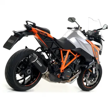 Arrow Ktm 1290 Superduke GT 17 - 2024 Terminale Di Scarico Moto Race-Tech Alluminio Dark