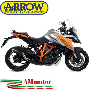 Arrow Ktm 1290 Superduke GT 17 - 2024 Terminale Di Scarico Moto Marmitta Pro-Race Nichrom Dark