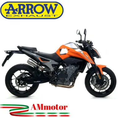 Terminale Di Scarico Arrow Ktm 790 Duke 18 - 2020 Slip-On Pro-Race Nichrom Moto