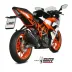 Mivv Ktm Rc 390 Terminale Di Scarico Marmitta Suono Black Moto Omologato
