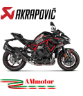 Akrapovic Kawasaki Z H2 Terminale Di Scarico Slip-On Line Titanio Moto Omologato