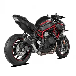 Akrapovic Kawasaki Z H2 Terminale Di Scarico Slip-On Line Titanio Nero Moto Racing 2