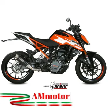 Mivv Ktm 125 Duke 17 - 2020 Terminale Di Scarico Marmitta Gp Pro Black Moto Omologato