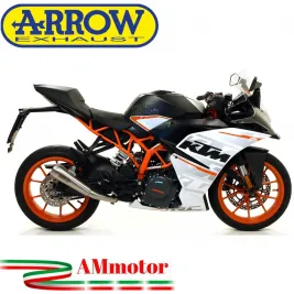 Terminale Di Scarico Arrow Ktm RC 125 17 - 2020 Slip-On Pro-Race Nichrom Moto