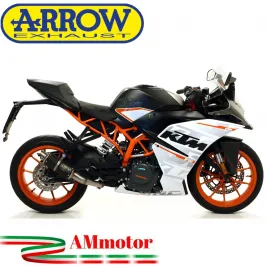 Terminale Di Scarico Arrow Ktm RC 390 17 - 2020 Slip-On GP2 Dark Moto