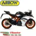 Terminale Di Scarico Arrow Ktm RC 390 17 - 2020 Slip-On Pro-Race Nichrom Moto Omologato