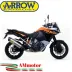 Terminale Di Scarico Arrow Ktm 1050 Adventure 15 - 2016 Slip-On Maxi Race-Tech Titanio Moto