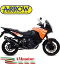 Terminale Di Scarico Arrow Ktm 1290 Super Adventure 17 - 2020 Slip-On Maxi Race-Tech Alluminio Dark Moto