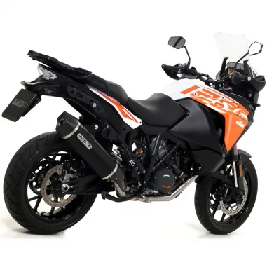 Terminale Di Scarico Arrow Ktm 1290 Super Adventure 17 - 2020 Slip-On Maxi Race-Tech Alluminio Dark Moto