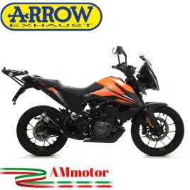 Arrow Ktm 390 Adventure 20 - 2023 Terminale Di Scarico Moto Marmitta Pro-Race Nichrom Dark