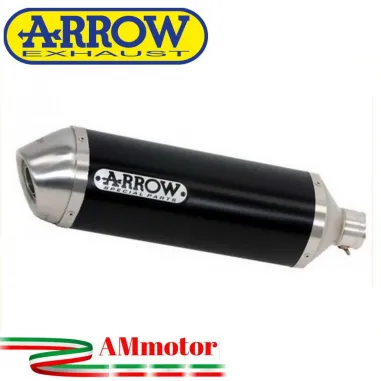 Terminale Di Scarico Arrow Ktm 690 Enduro R 19 - 2020 Slip-On Race-Tech Alluminio Dark Moto