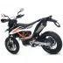 Terminale Di Scarico Arrow Ktm 690 Smc R 19 - 2020 Slip-On Race-Tech Titanio Moto Fondello Carbonio