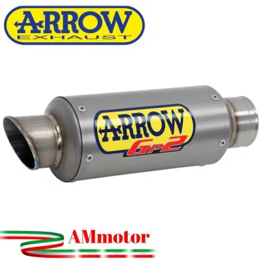 Terminale Di Scarico Arrow Ktm Duke 125 17 - 2020 Slip-On GP2 Titanio Moto