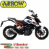 Terminale Di Scarico Arrow Ktm Duke 125 17 - 2020 Slip-On Pro-Race Nichrom Moto