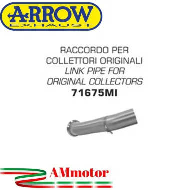 Raccordo Ktm Duke 125 17 - 2020 Arrow Moto Per Collettori Originali