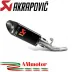 Akrapovic Triumph Street Triple 765 S / R / RS 2020 Terminale Di Scarico Slip-On Line Carbonio Moto Racing