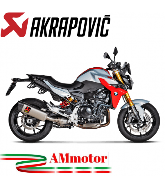 Akrapovic Bmw F 900 R Terminale Di Scarico Slip-On Line Titanio Moto Omologato