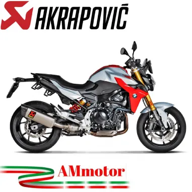 Akrapovic Bmw F 900 R Terminale Di Scarico Slip-On Line Titanio Moto Omologato