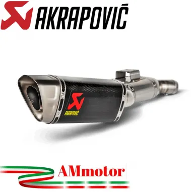 Akrapovic Bmw F 900 R Terminale Di Scarico Slip-On Line Titanio Moto Racing