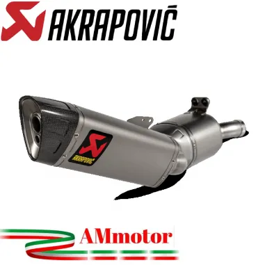 Akrapovic Bmw F 900 XR Terminale Di Scarico Slip-On Line Titanio Moto Omologato