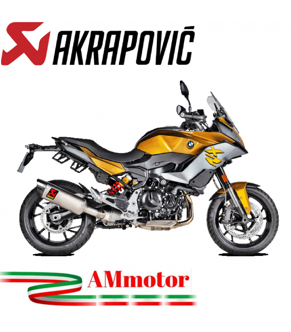 Akrapovic Bmw F 900 XR Terminale Di Scarico Slip-On Line Titanio Moto Omologato