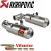 Akrapovic Ducati Hypermotard 950 / 950 SP Terminali Di Scarico Slip-On Line Titanio Moto