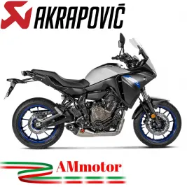 Akrapovic Yamaha Tracer 700 2020 Impianto Di Scarico Completo Racing Line Terminale Titanio Moto