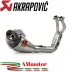 Akrapovic Yamaha Tracer 700 2020 Impianto Di Scarico Completo Racing Line Terminale Titanio Moto