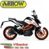 Terminale Di Scarico Arrow Ktm Duke 390 17 - 2020 Slip-On GP2 Dark Moto