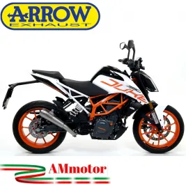 Terminale Di Scarico Arrow Ktm Duke 390 17 - 2020 Slip-On Pro-Race Nichrom Moto