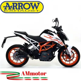 Terminale Di Scarico Arrow Ktm Duke 390 17 - 2020 Slip-On Pro-Race Nichrom Dark Moto